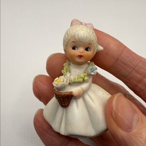 Vintage “Flower girl of the month”.  January.